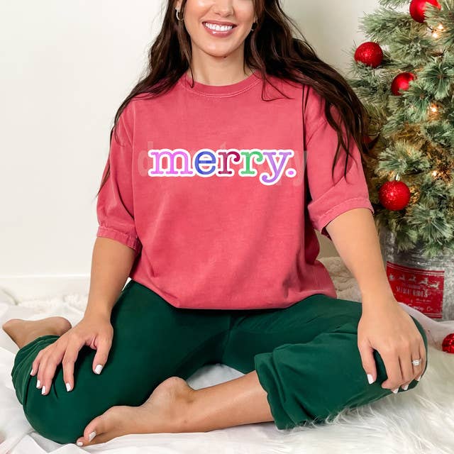 Merry DTF Heat Transfer for wholesale by Trendy Transfers