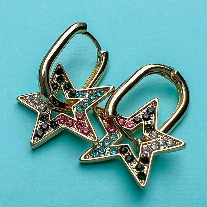 Brincos Stella por atacado de Milou