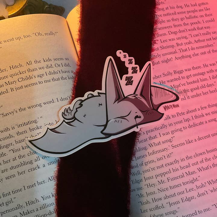 Vampire Bat Clear Sticker - Vlad for wholesale by whaley moon