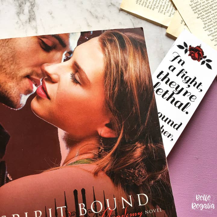 Belle's Books & Candles - Wholesale Bookmark - Vampire Academy Bookmark - Rose and Dimitri - Rose Hathaway4
