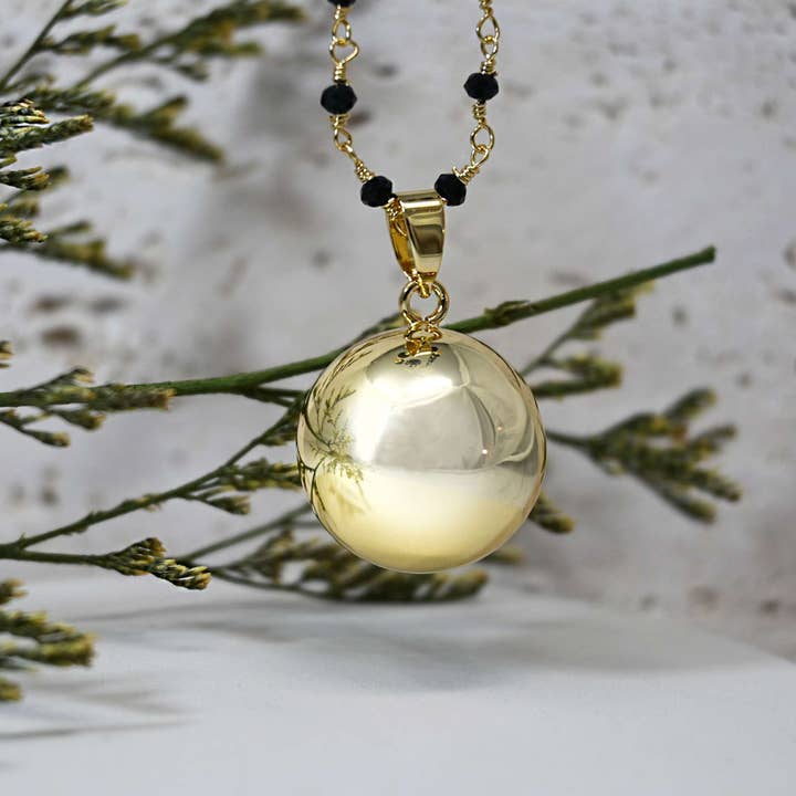 Irréversible - Wholesale Pendant/Charm Necklace - Bola de grossesse or lisse - CHARLOTTE1