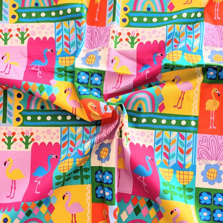 Karina+Kind - Wholesale Fabric - Flamingo Freedom | Fabric by the Metre | Mix & Match3