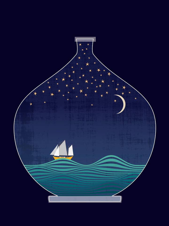 Schip in een fles voor wholesale door Lucky Skye Graphics