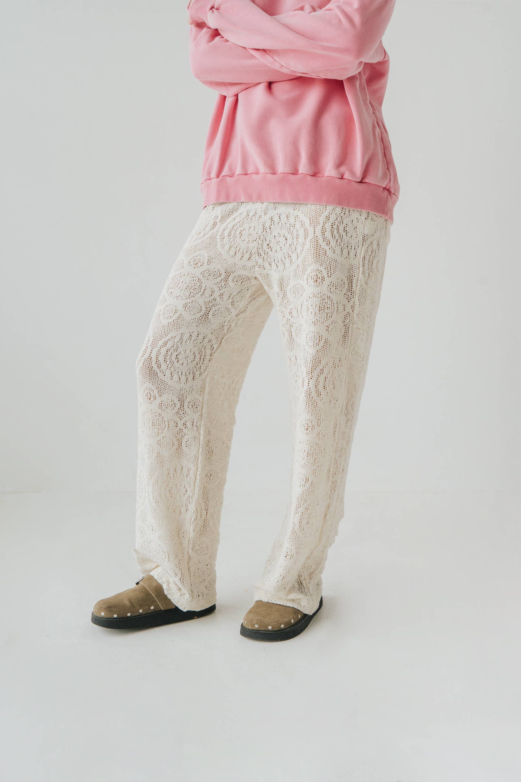 Bauy - Vente Sweat-shirt à imprimés – femme - Pull rose imprimé7