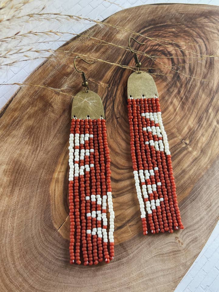 Kacey Beaded Earrings - Made to Order for wholesale by Made by Melissa