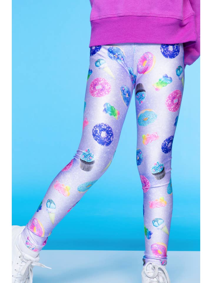 PixieLane - Wholesale Fashion Leggings - Kids - High Shine Long Legging37