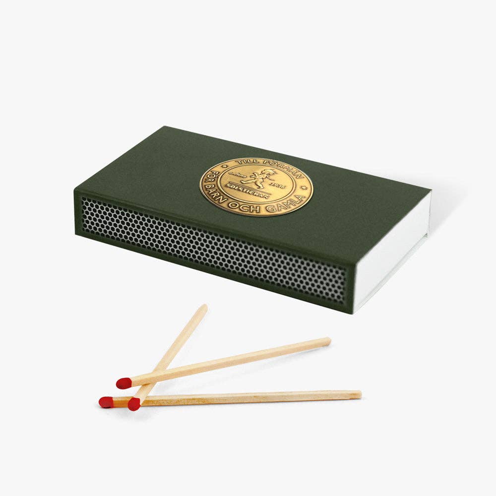 Solstickan Design – wholesale Matches – Matchbox — Green (EU Only)1