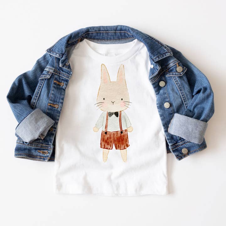 ChubbyBubbyBear - Venta al por mayor Camiseta - Niños - Camiseta Conejo Guapo