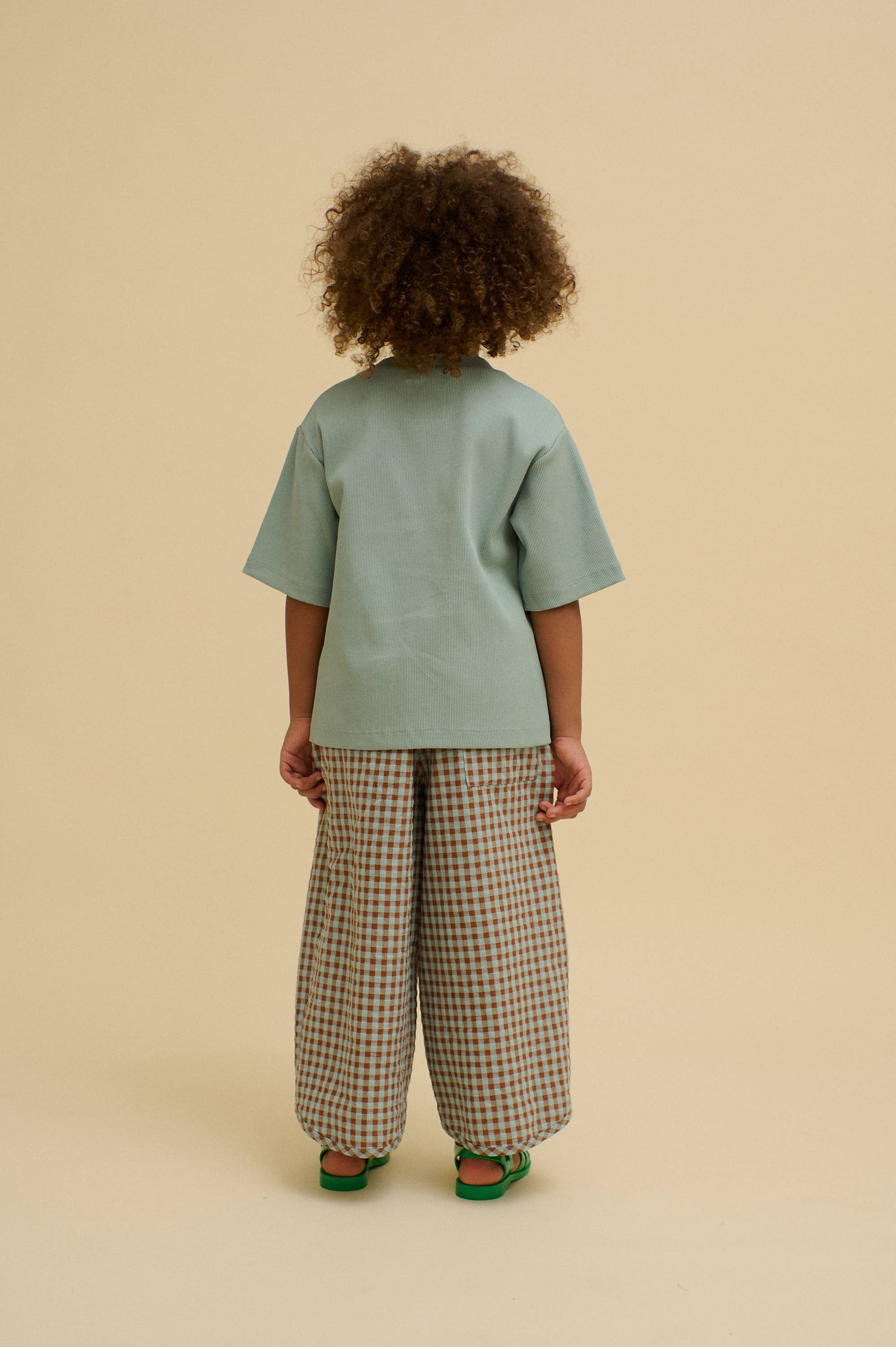 Green CHECKERED PANTS  for wholesale on Faire3