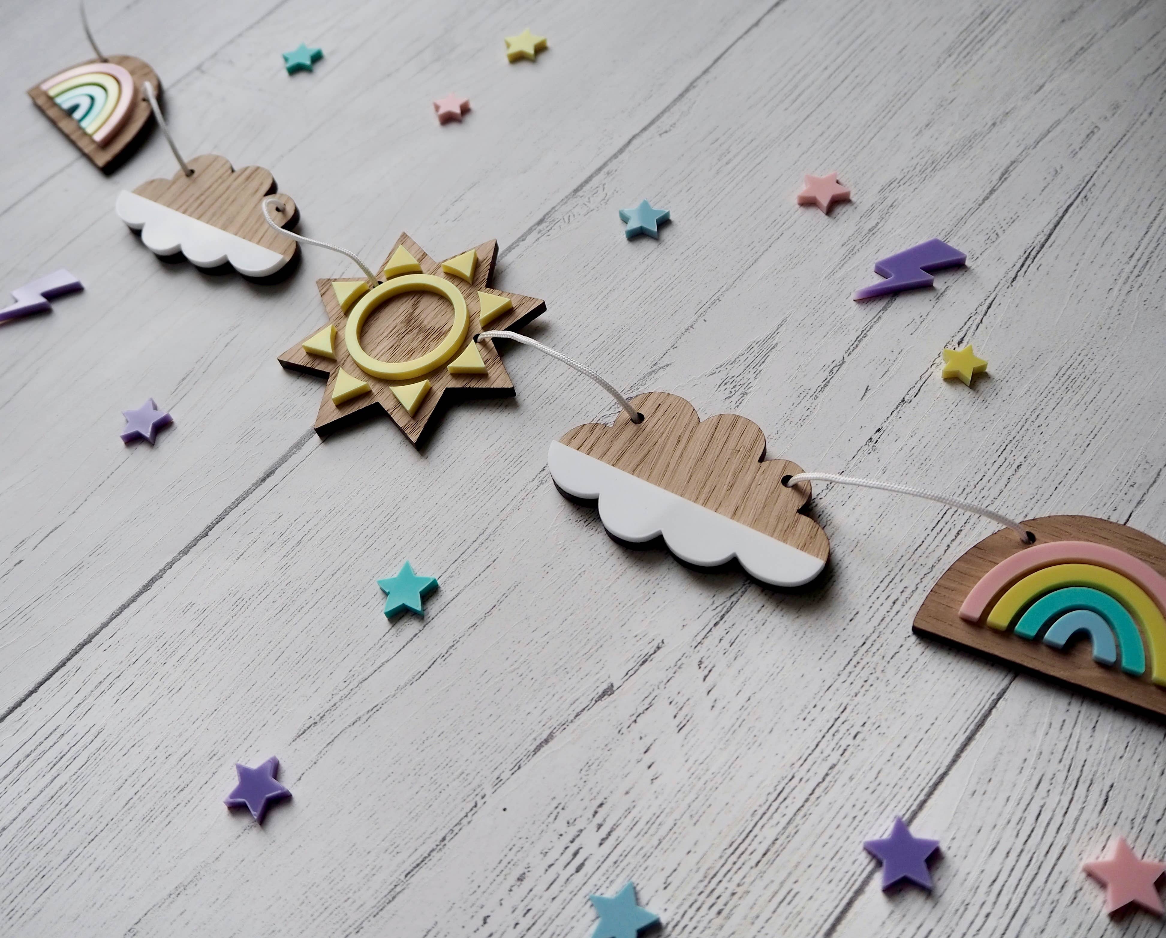 Hannah Joy Designs - Wholesale Bunting/Garland - Weather Garland3