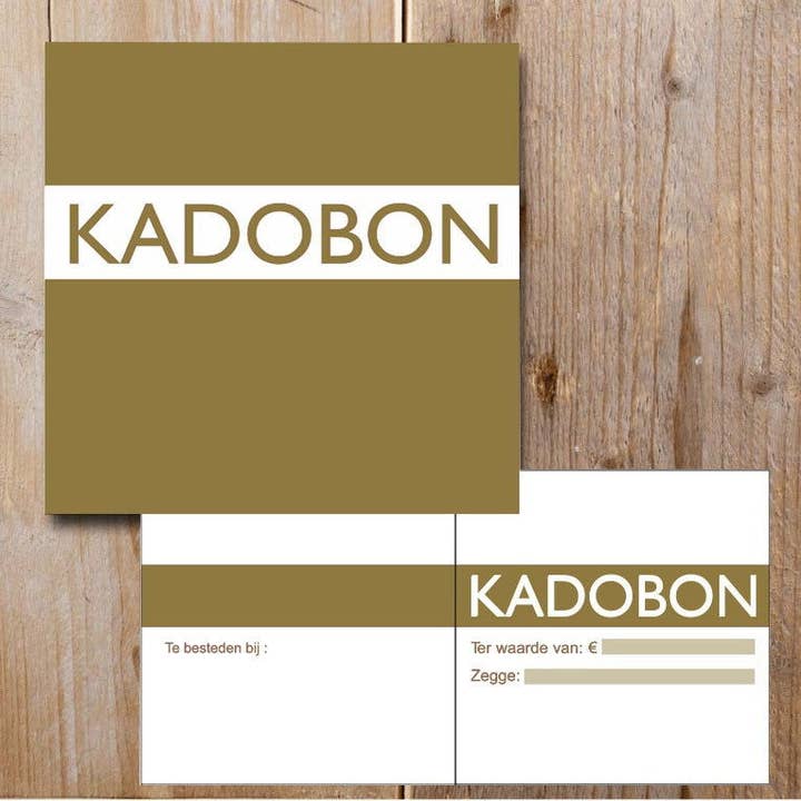 kadopapier.net – wholesale Kontorsmateriel/Notecard Set – Guld presentkort
