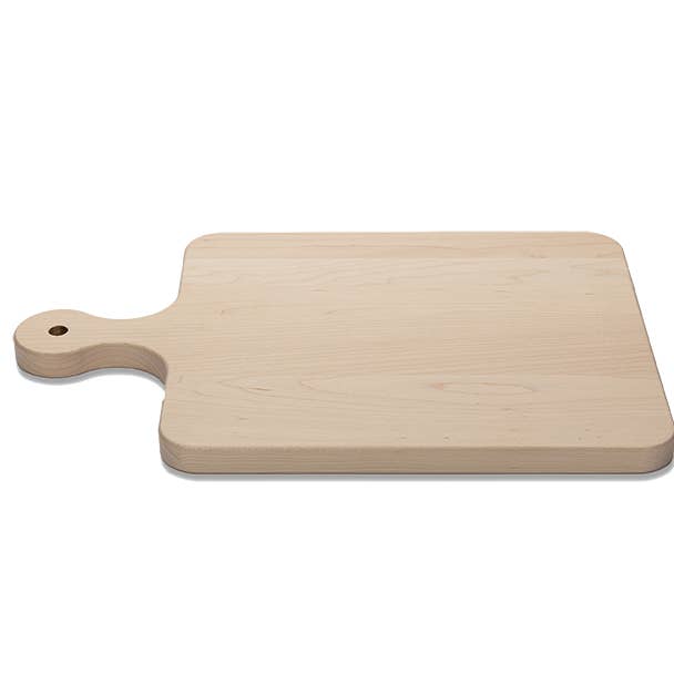 Maple - OH16 - Planche à découper avec manche arrondi 16"x10-1/2"x3/4" pour la vente par Wood Hill Boards Inc
