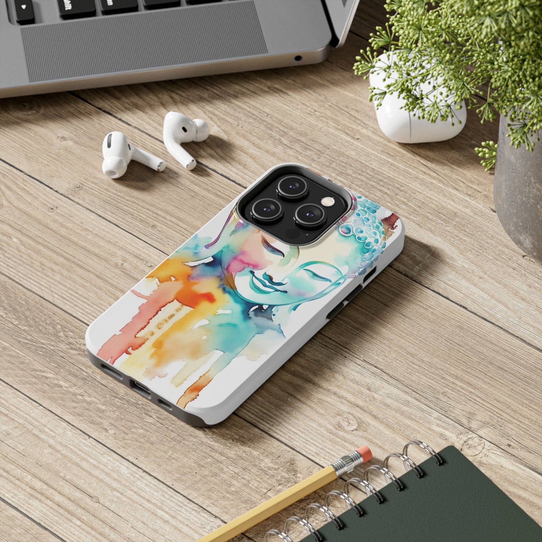 Art Essential - Wholesale Telefoonhoesje - Dames - Buddha Jay watercolor stoere telefoonhoesjes van Art Essential13