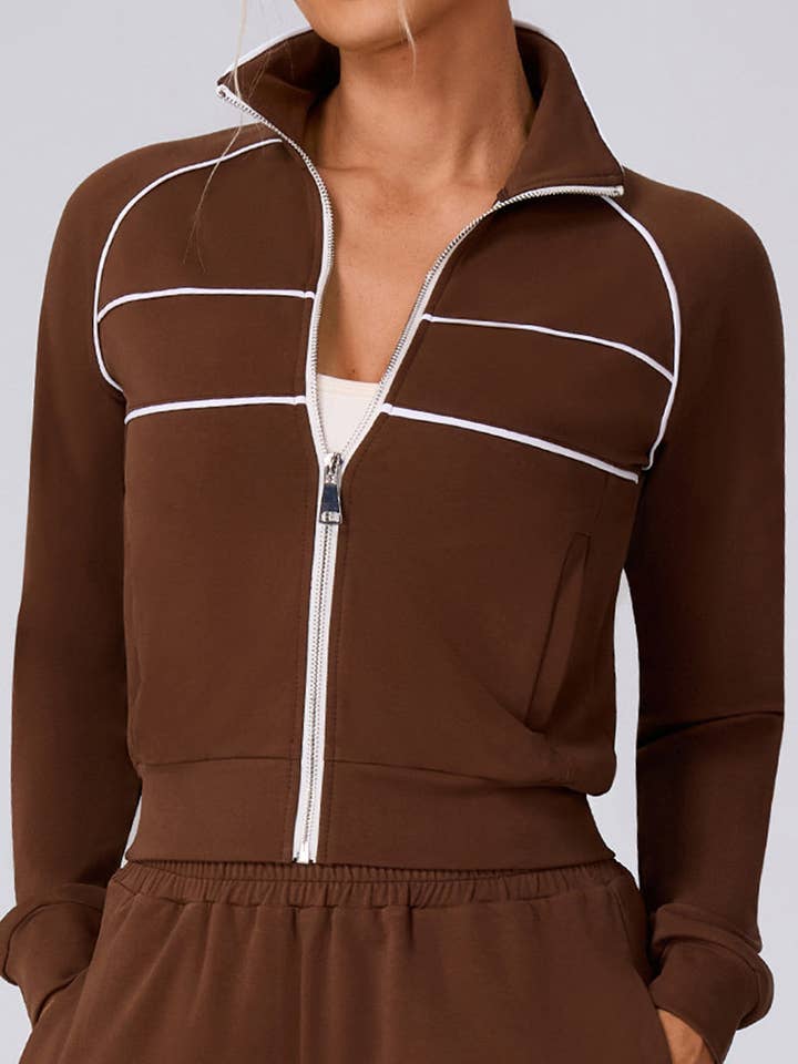 Veste à fermeture éclair performante et élégante pour la vente par Soli Echo