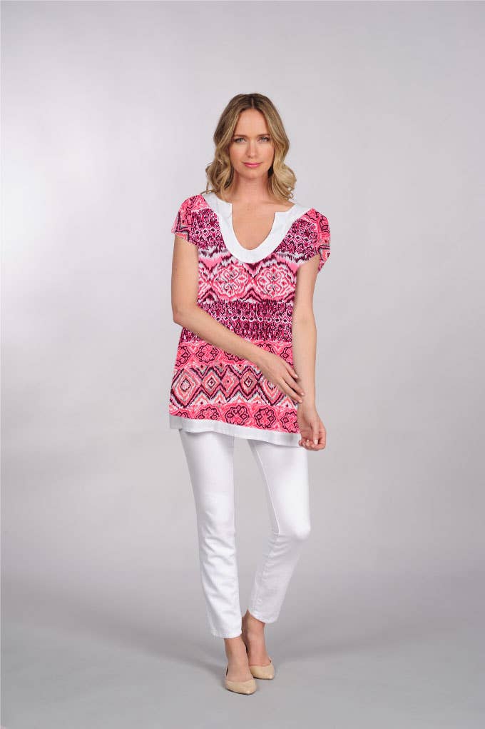 TINA Stephens Italy/Tees By Tina - Wholesale Tunic - Women's - Grace Cap Sleeve Tunic (CSTUN02)1