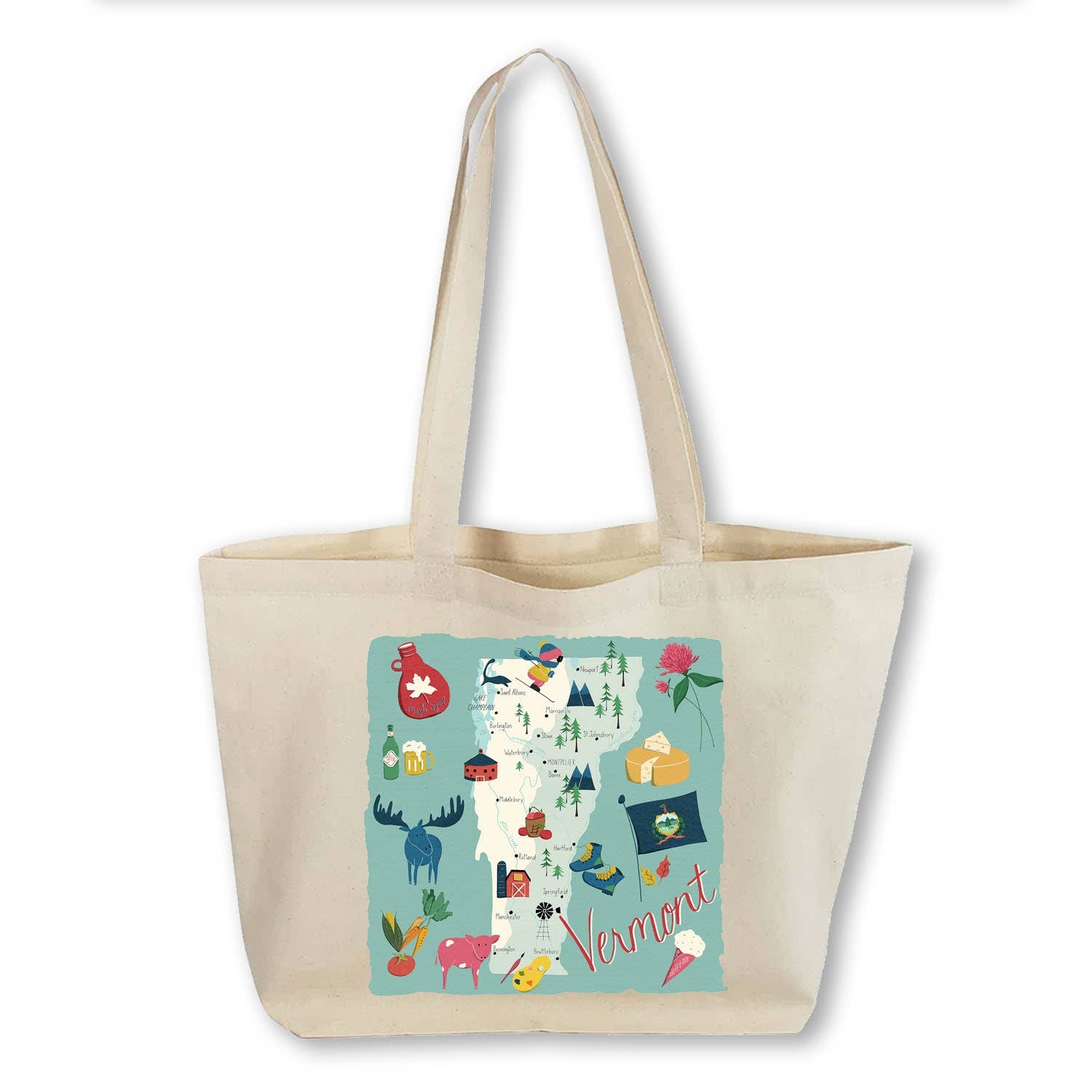 Works of Heart - Wholesale Tote Bag - Unisex - Home State Home: Canvas Totebag43