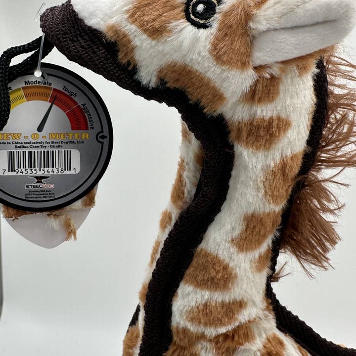 STEELDOG USA LLC – wholesale Pet plush toy – Dog – Ruffian Safari Giraffe3