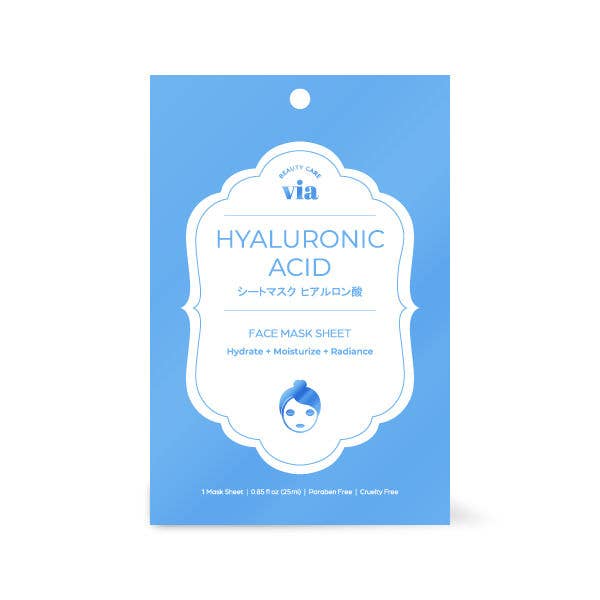 EMC - Wholesale Skincare Face Mask - Via Beauty Face Sheet Mask Hyaluronic Acid K-Beauty