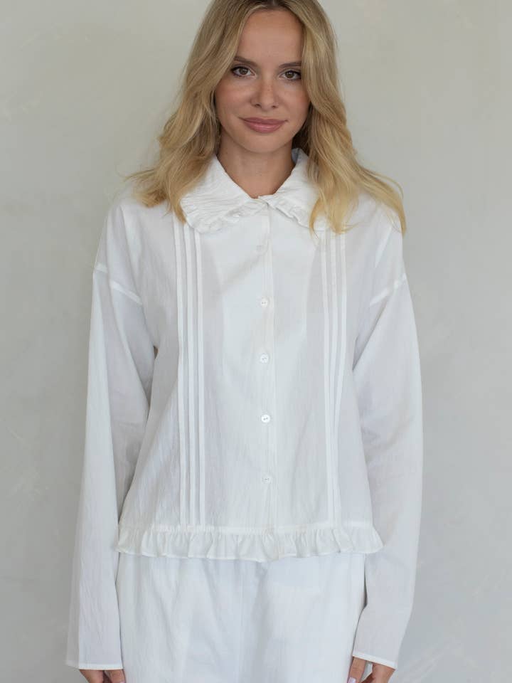 Ivory Talia Blouse for wholesale on Faire0