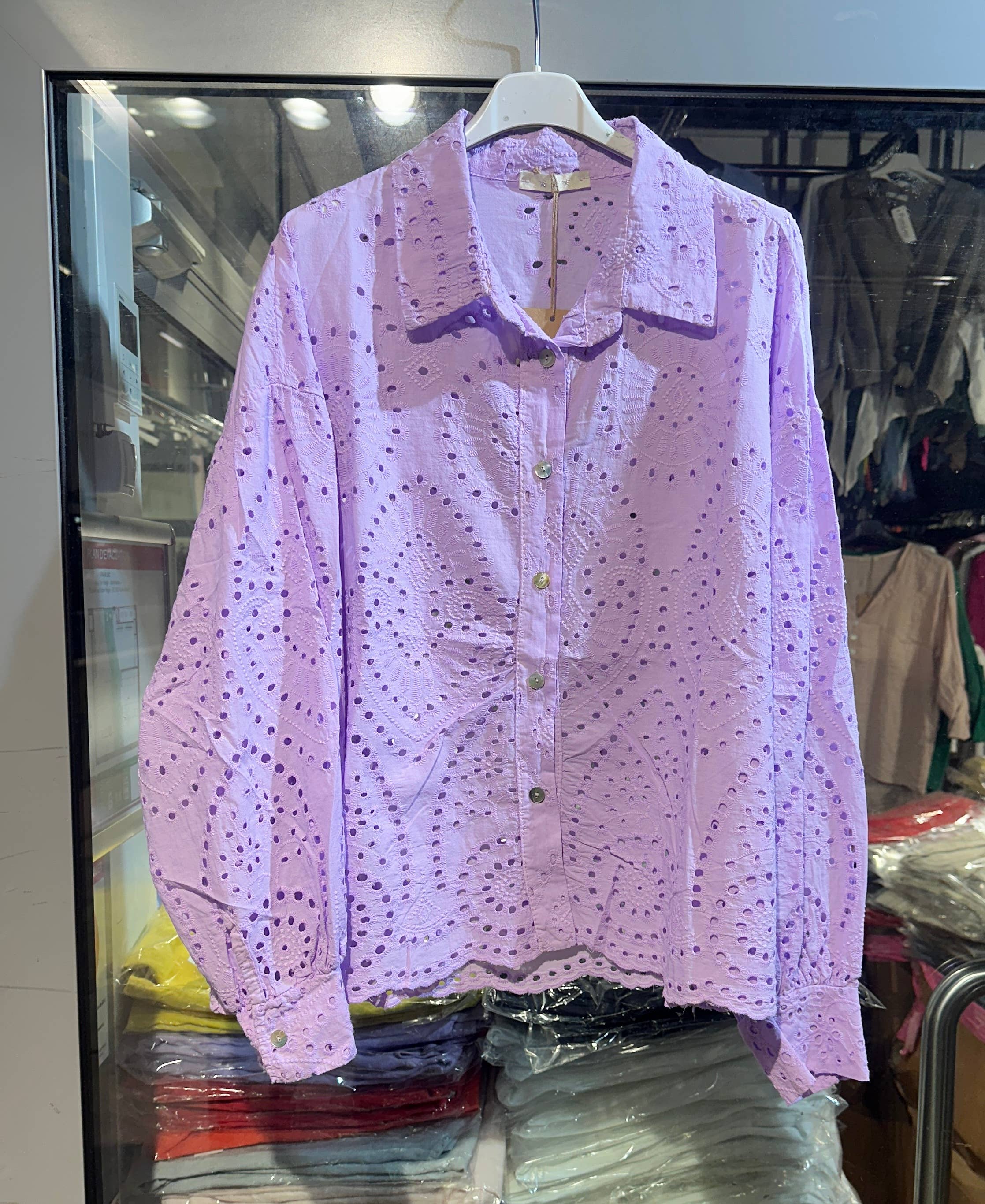 LÉA & LUC – wholesale Buttoned-down shirt – Women's – 100% Cotton Shirt REF. 2028828