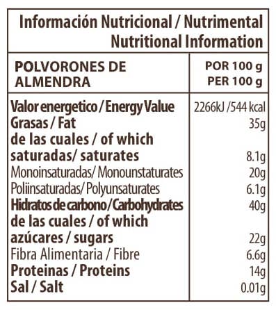 PABLO GARRIGÓS IBÁÑEZ - Wholesale Cookie - Premium Almond Shortbread 200 g.2
