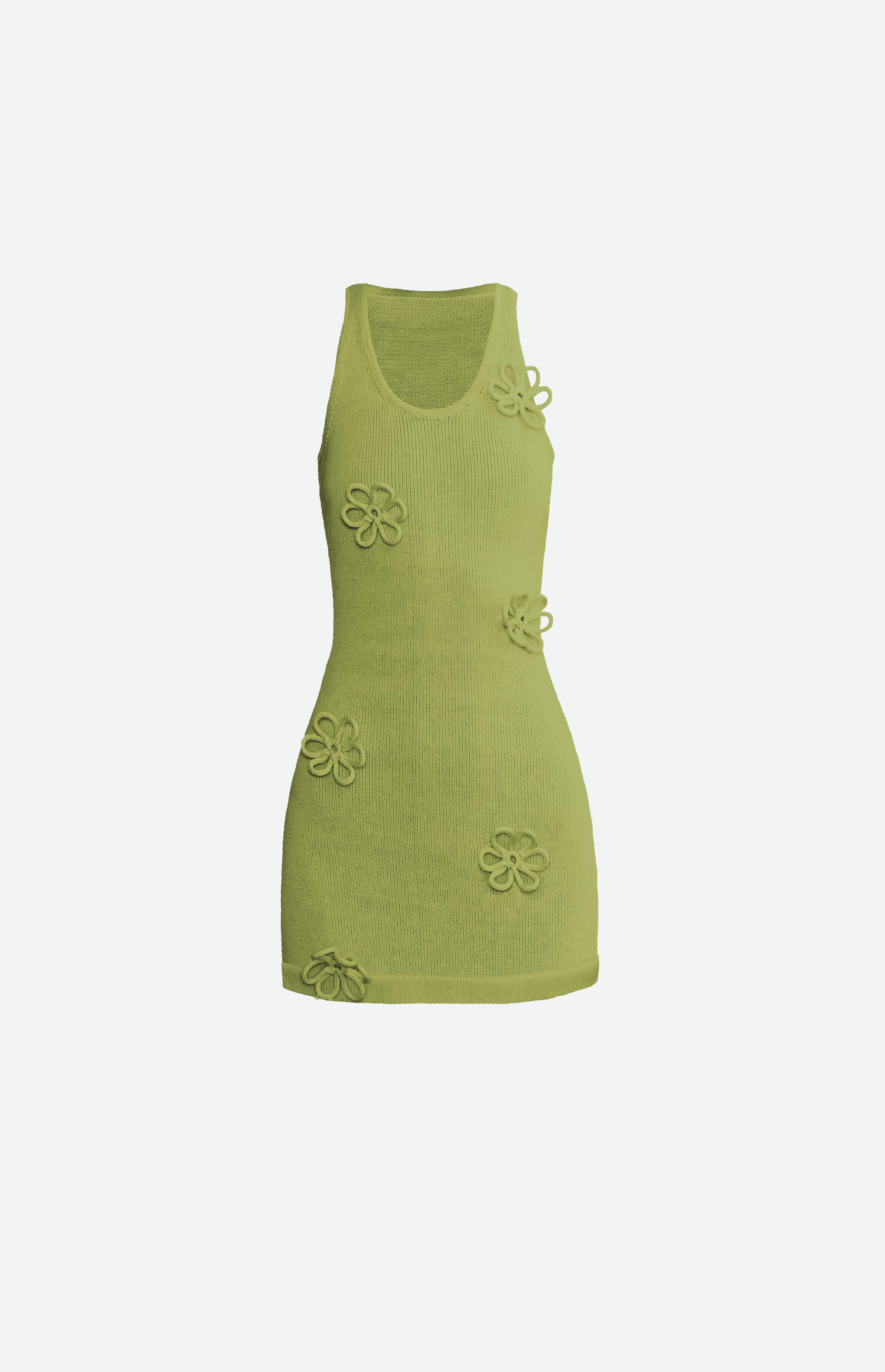 Studio Selles - Wholesale Dress - Women's - Flower mini scoop neck dress2