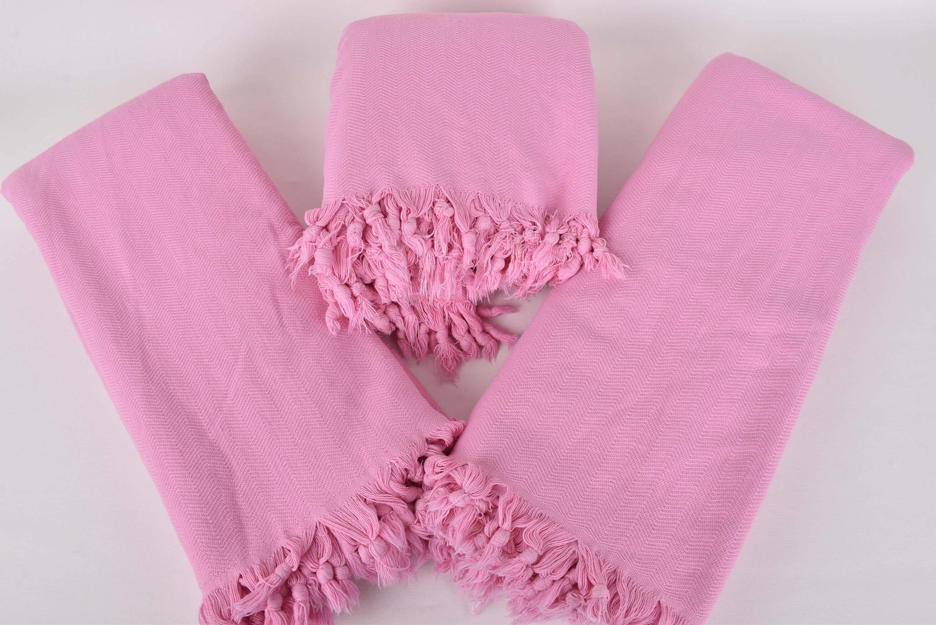 Organic Turkish Towels – Manta para sofá por atacado – Colcha Turca, Manta Rosa para Conforto Aconchegante6