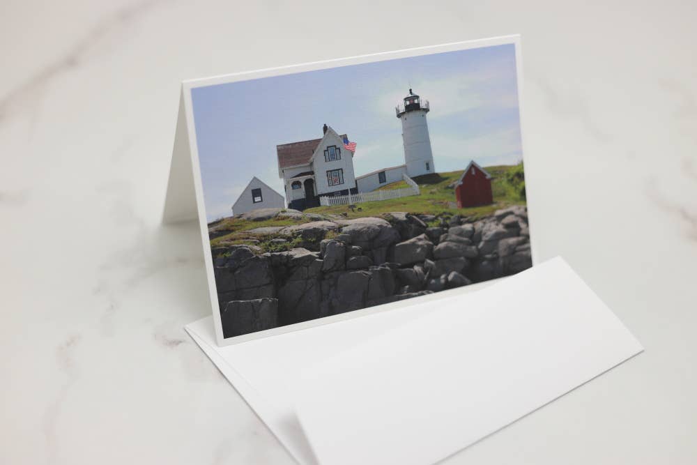 New England Prints - Wholesale Stationery/Notecard Set - Box of 5 All Occasion Lighthouse Blank Note Cards2