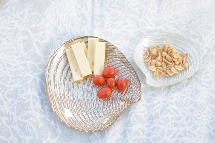 AULICA - Wholesale Decorative Plate/Dish/Bowl - Golden Shell Dish 21X19X2.5Cm