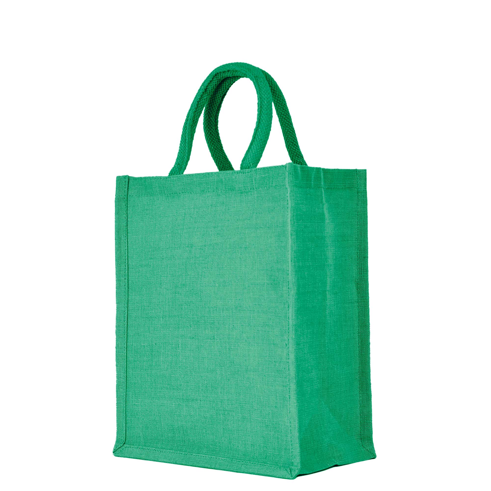 ecojutebags – Engroshandel Indkøbspose/indkøbstaske – 4 genanvendelige Juco-tasker med lomme og håndtag – 12x10x6 - Gave19
