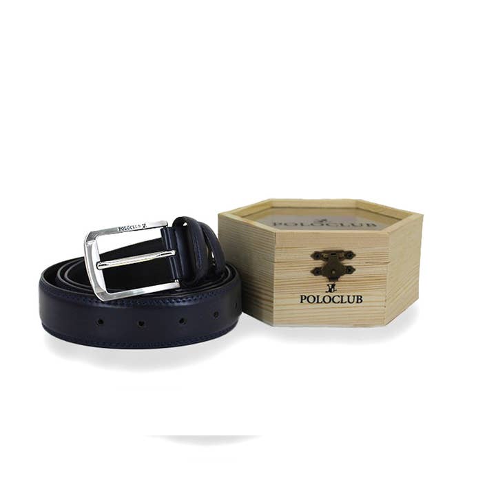 ALBAsrls - Wholesale Riem - Heren - Herenriem in geschenkverpakking POLOCLUB