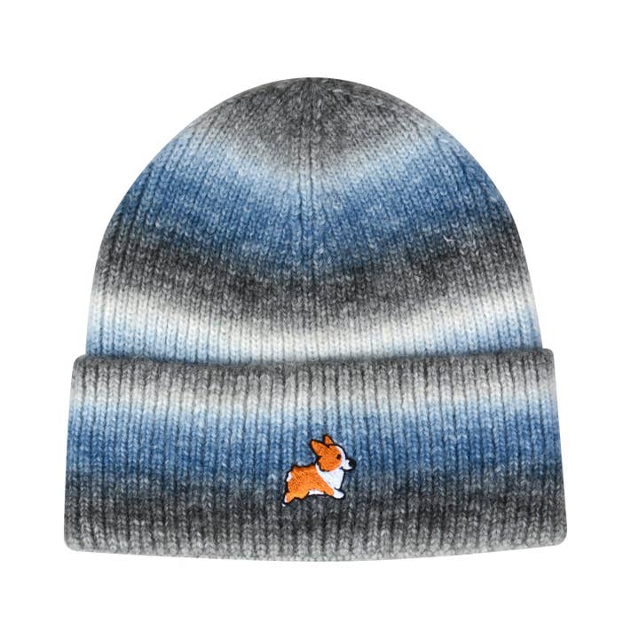 HATPHILE - Wholesale Beanie - Unisex - Hatphile Walking Corgi Embroidery Knit Beanie Toque
