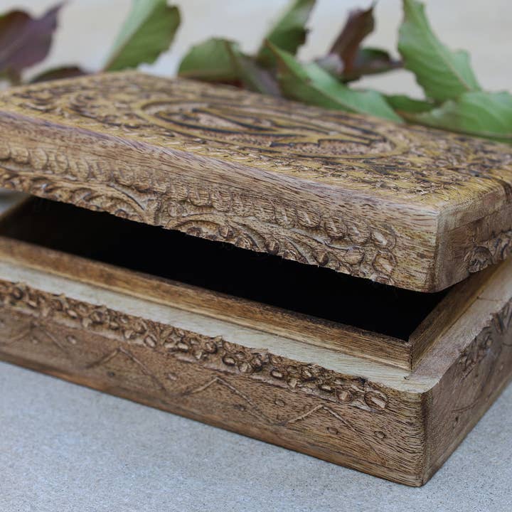 Lungta Imports - Vendita all'ingrosso Portagioie/organizer per gioielli - Ciondolo a forma di occhio di Horus egiziano intagliato a mano, ricordo, L5