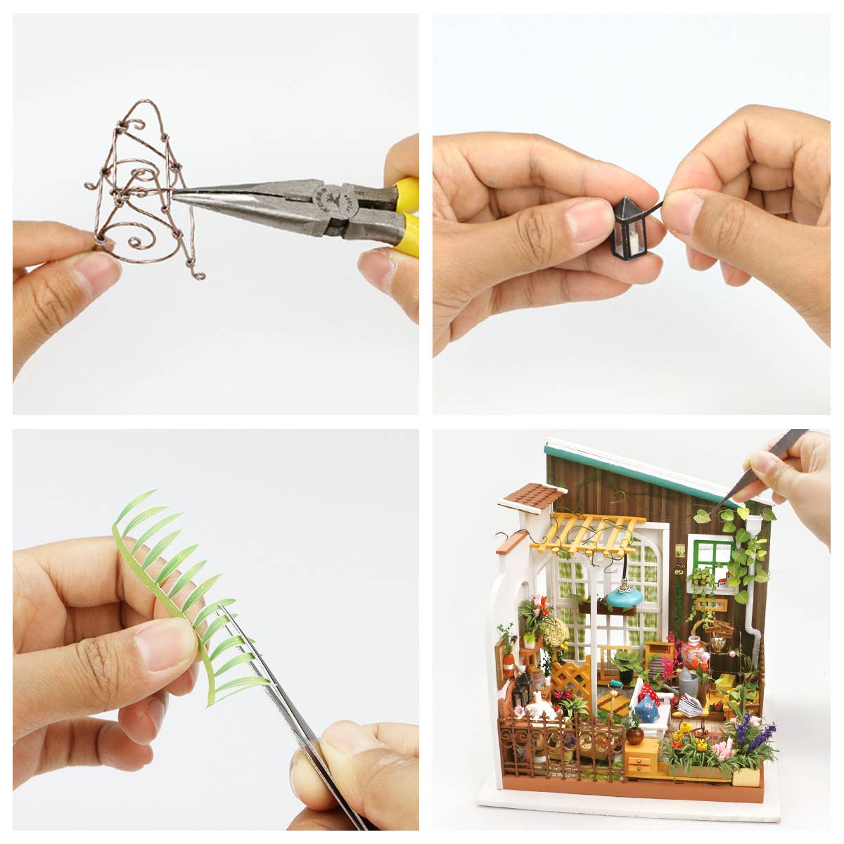 Hands Craft - Wholesale DIY Craft Kit - DIY Miniature House Kit: Miller's Garden4