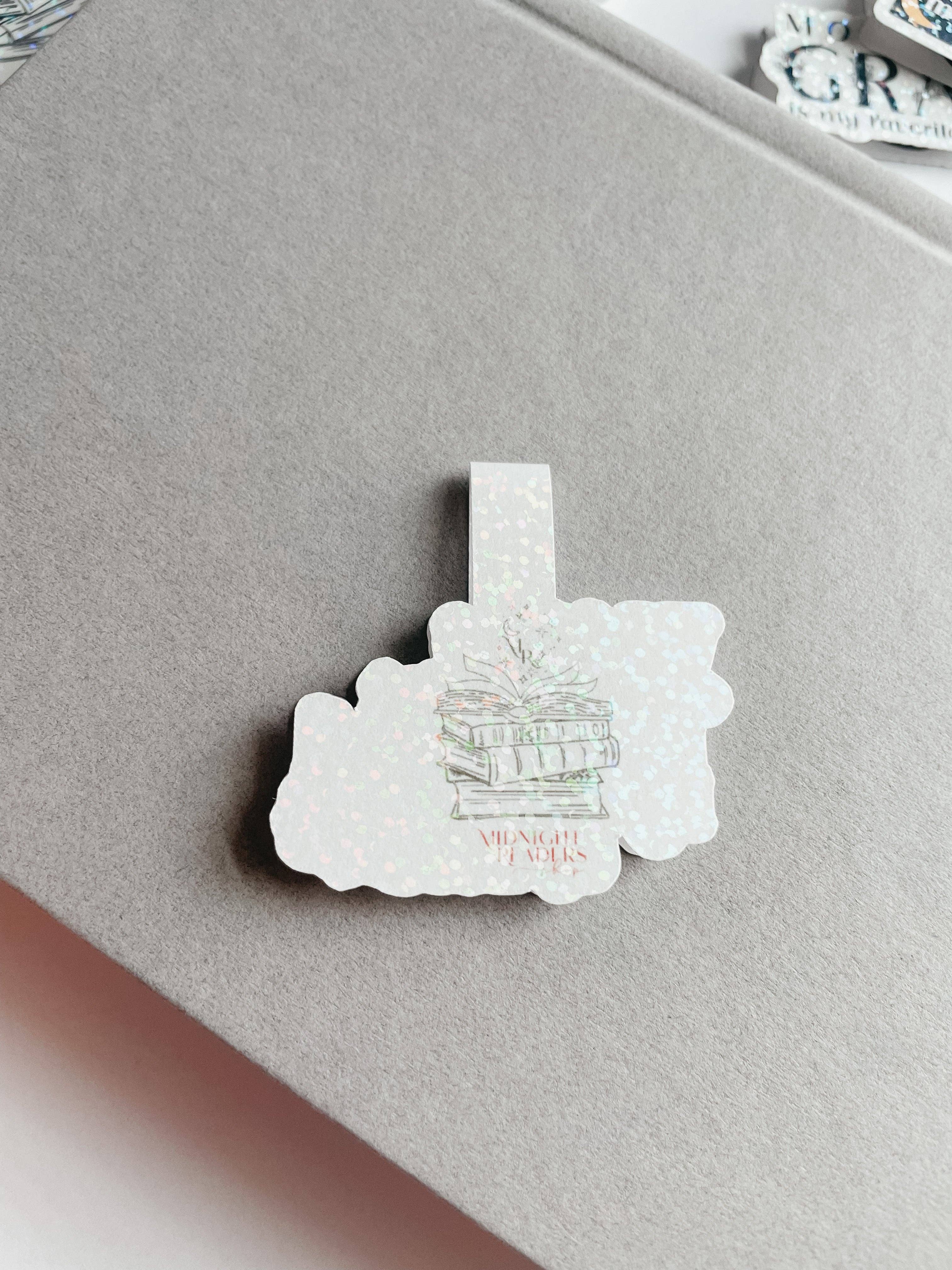 Midnight Readers Shop - Wholesale Bookmark - Waiting to get Kidnapped by the fae- Magnetic Bookmark | Cute Bookmarks | Rainbow Bookmark | Bookish Gift | Holographic | faerie bookmark | Fantasy Bookmark | Fantasy Romance Lovers2