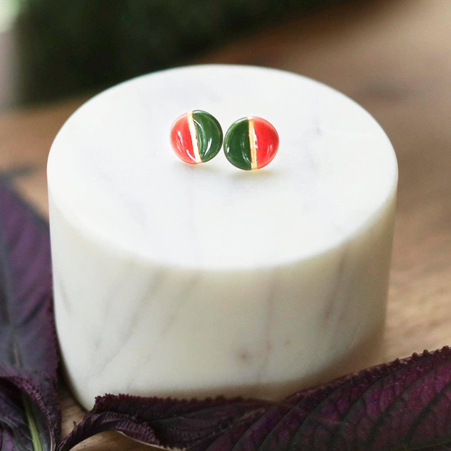 Remnant Studios - Wholesale Stud/Post Earrings - color block studs4