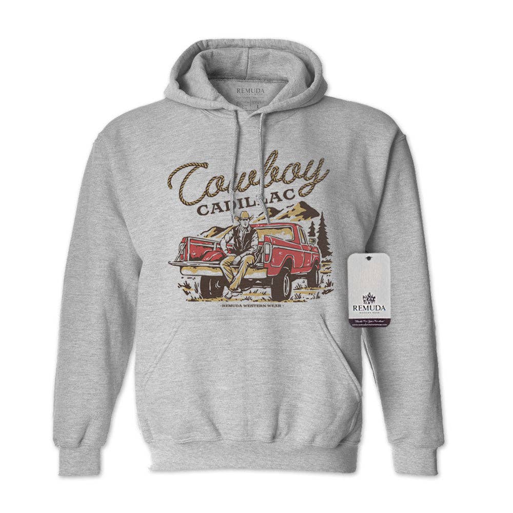 Remuda Western Wear - Wholesale Hoodie - Unisex - Cowboy Cadillac - Adult Unisex Western Hoodie5