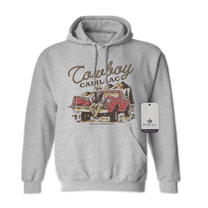 Remuda Western Wear - Wholesale Hoodie - Unisex - Cowboy Cadillac - Adult Unisex Western Hoodie5
