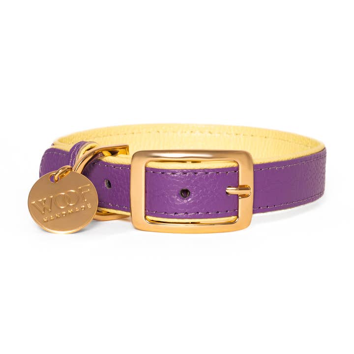 Lavender & Lemon Dog Collar for wholesale by Neighborwoof