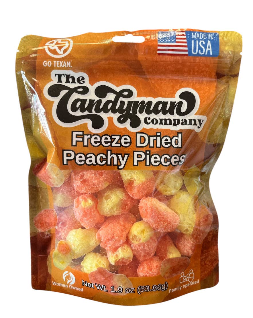 The Candyman Company - Wholesale Hard Candy - Freeze Dried Peach Rings