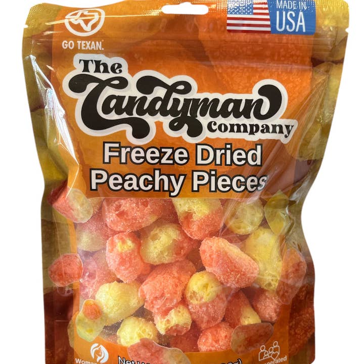 The Candyman Company - Wholesale Hard Candy - Freeze Dried Peach Rings