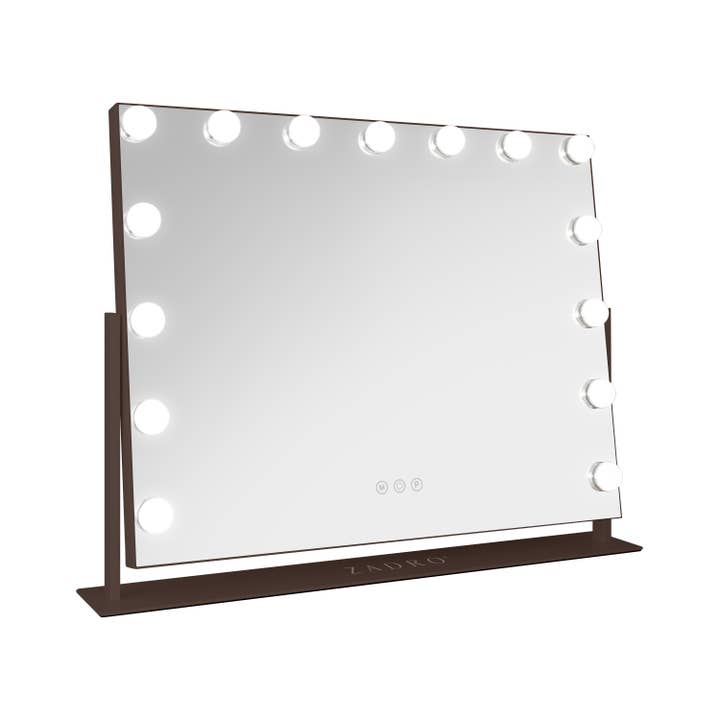 Zadro, Inc. - Wholesale Makeup Mirror - 15 LED Light Bulb Hollywood Makeup Mirror - 25" x 20"10