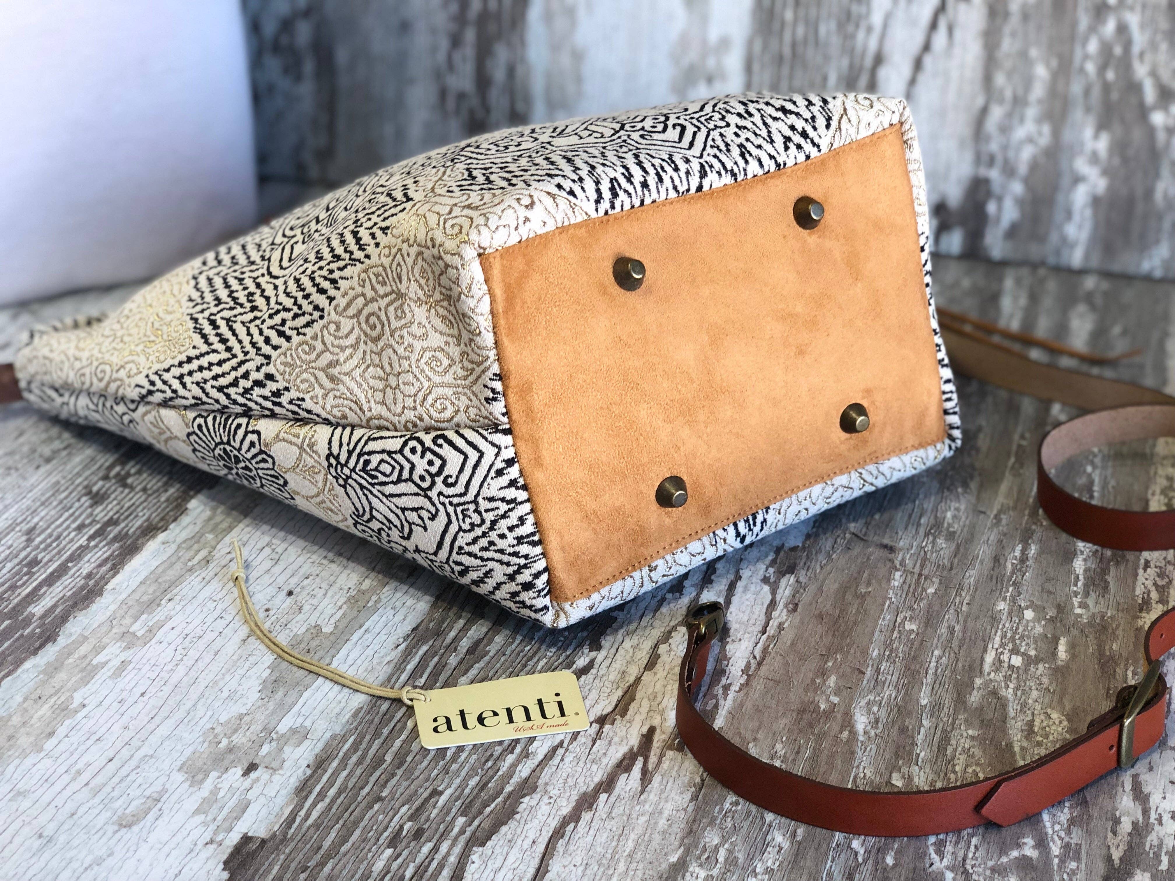 Atenti - Vente Sac à main avec poignée sur le dessus – femme - Panier Mandala New Hope5