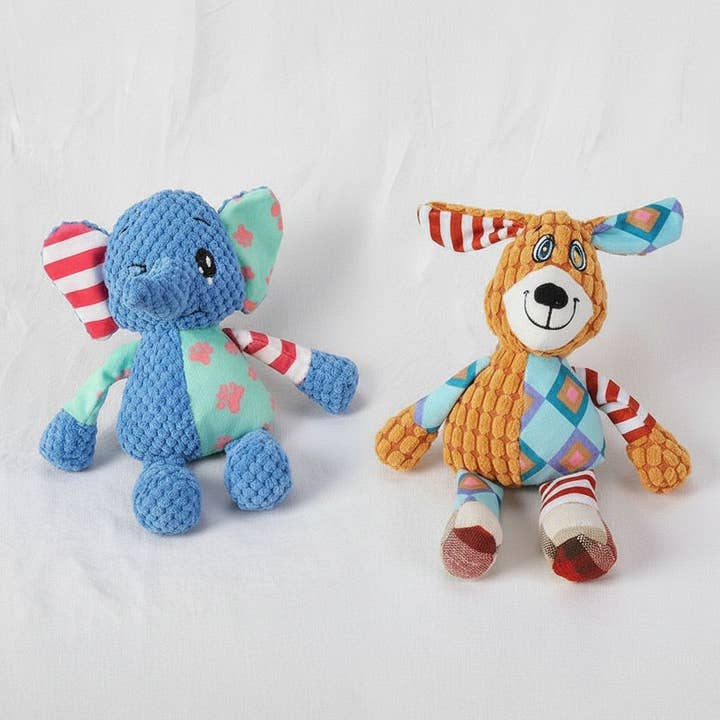 Blød plys elefant interaktivt legetøj til hunde for engroshandel hos kapeit