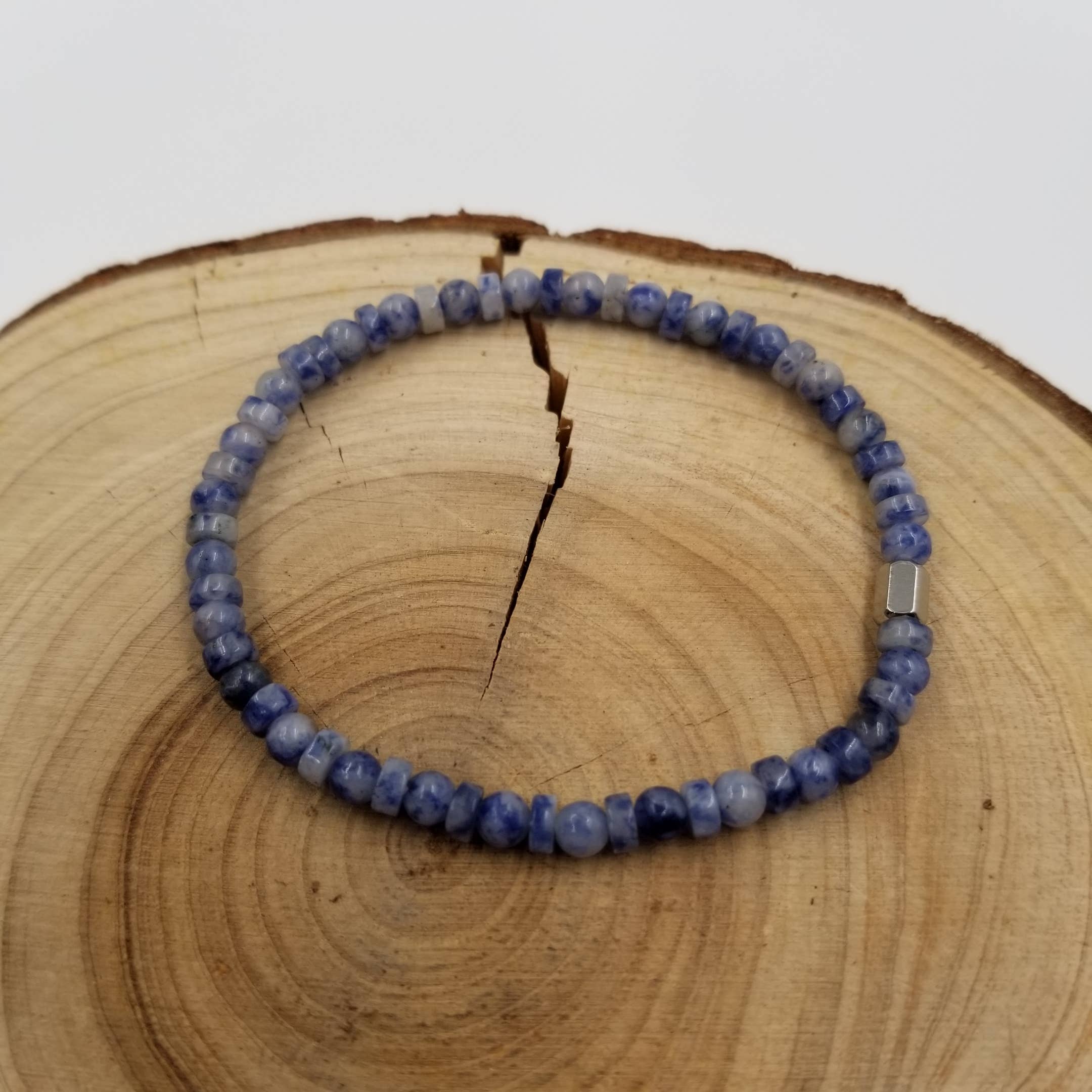 CHAKRA JEWELRY - Wholesale Beaded Bracelet - Natural Crystal Stone Stacked Yoga Chakra Bracelet2