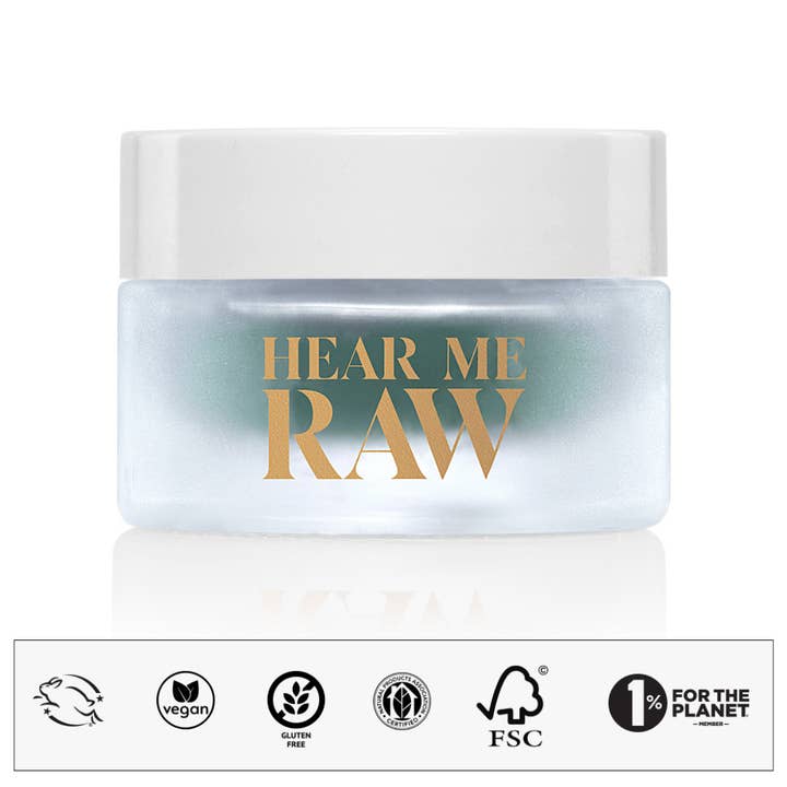 HEAR ME RAW - Vente Masque pour le visage - The Brightener with Chlorophylle Travel Size - 0,5 fl oz5