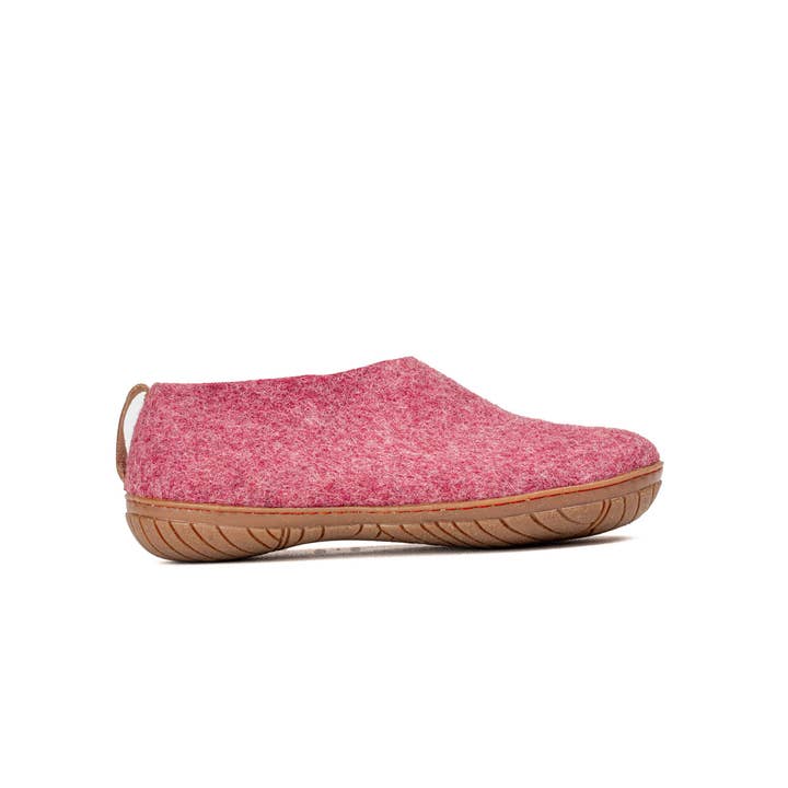 Friluftsskor med gummisula - Cherry Pink för wholesale av Woollyes Inc