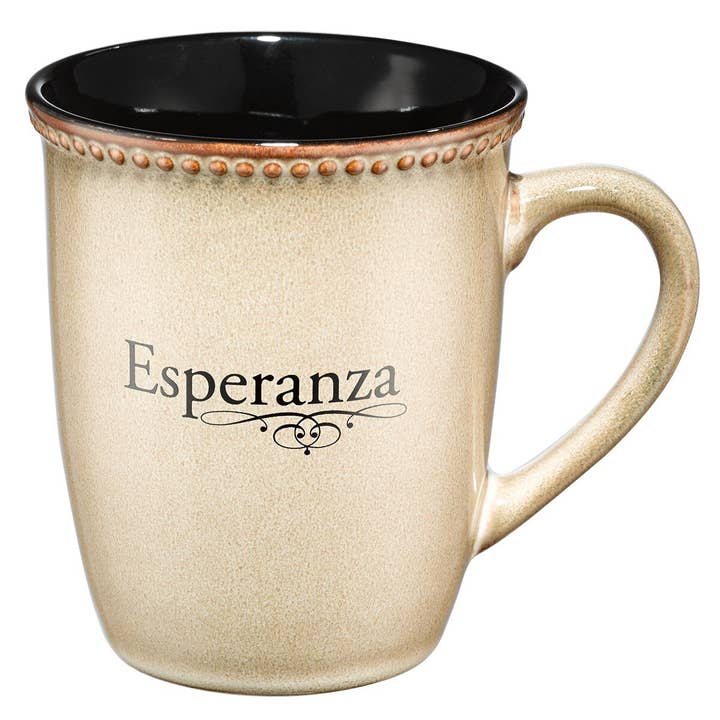 Taza crema Esperanza for wholesale by Christian Art Gifts