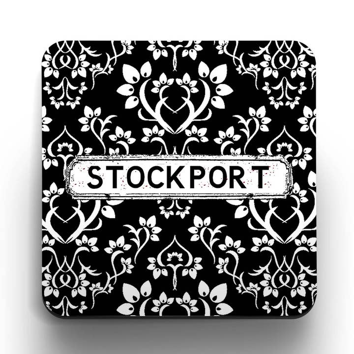 Black Damask Underlägg (uppsättning av 4) för wholesale av tinned snail