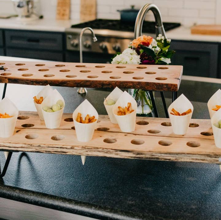 Tin Roof Kitchen & Home - Wholesale Appetizer Serveware - Charcuterie Cone Stand0